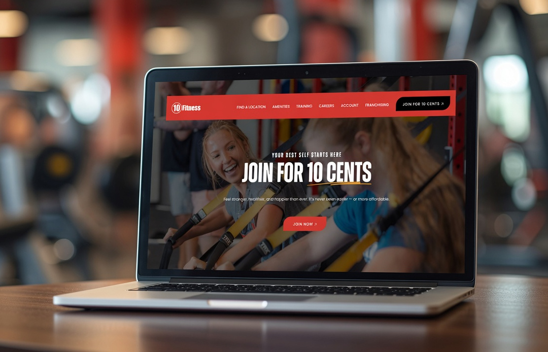 10 Fitness - Website Redesign